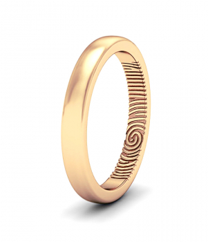 Кольцо с отпечатком пальца (Мод.122)